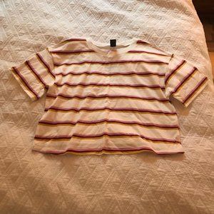 ⭐️3/$25 Wild Fable Striped Crop T-Shirt